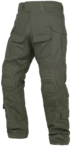 KRYDEX Gear Kampfhose G3 Taktische Hose mit Knieschoner Outdoor Airsoft Kampf Jagd Hosen für Männer