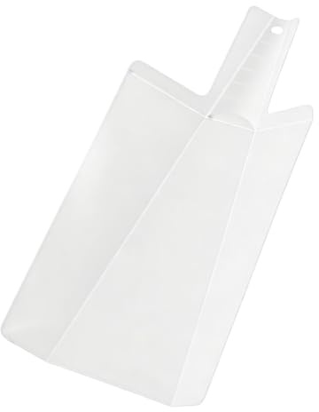 1 Pièce Planches à Découper Pliables Plastique, 38x21,5x1cm Planche à Decouper Antidérapantes et Pliables pour Cuisine, Pique-Nique, Couper des Fruits, des Légumes, de La Viande, Blanc