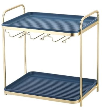 YERUNGT Soporte Copas Vino, Soporte de Mesa para Copas de Vino, Soporte para Copas de pie, Soporte para Copa de Vino Invertido, Soporte de Metal para Copas de Vino(Gold)