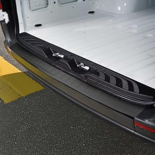 OMAC Protection de seuil de chargement pour pare-chocs compatible avec Mercedes Sprinter W907 2018-25, brossé, foncé