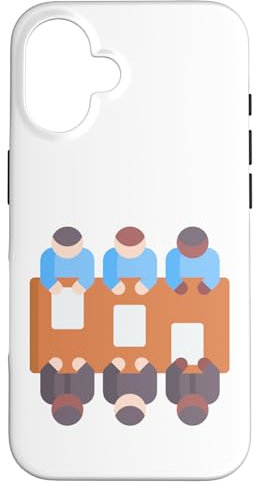 Meeting in The Conference Room Boardroom Meeting Office Case for iPhone 16