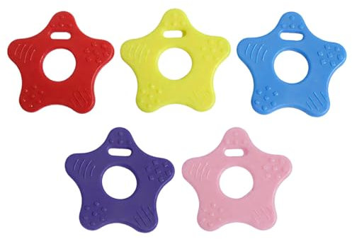 KYLOS Dentistar Kühlbeißring 2Er-Set – Beißring Baby Ab 3 Monate – Kühlende Zahnungshilfe Und Beißspielzeug Für Babys Und Kleinkinder - Bpa Frei - Türkis Beißring Baby Kühlend Beißring Baby