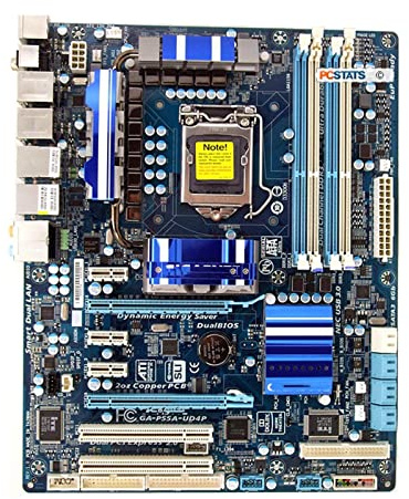 Placas Base de Ordenador Fit For Gigabyte GA-P55A-UD4P P55 Tarjeta Madre DDR3 LGA 1156 16GB SATA 2 USB2.0 PCI-E X16 Core de Apoyo I7 i5 CPUs ATX Placa-Mã