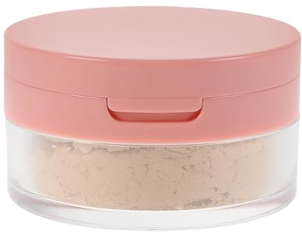NOLITOY Polvo Suelto Fijador 2 Piel Clara con Control de Aceite, Resistente al Sudor, Textura Ligera y Transpirable para Maquillaje Natural, Incluye Esponja para Retoques y Uso en Viaje