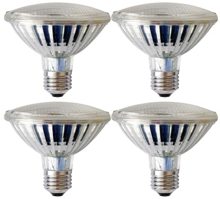 NCC-Licht 4x Reflektorlampe PAR30 Reflektor E27 75W Warmweiß Dimmbar | Leuchtmittel aus Glas, stufenlos dimmbar, Abstrahlwinkel 30° ideal für Akzent- und Spotbeleuchtung