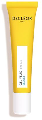 Decléor Gel Contour des Yeux au Bleuet 15ml – Gel Frais Décongestionnant aux Eaux Florales de Bleuet, Caféine et Acide Hyaluronique pour Réduire Poches et Cernes
