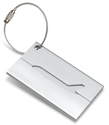 REFLECTS Kofferanhänger mit Adressschild Flugzeug Adressanhänger Gepäckanhänger Travel Essential Reisezubehör Flugzeugform für Flugreisen und Kreuzfahrten luggage tag