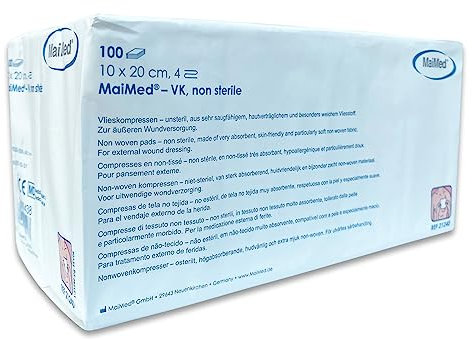 Non-Woven Non-Sterile Swabs 10 x 20 cm (Pack of 100)