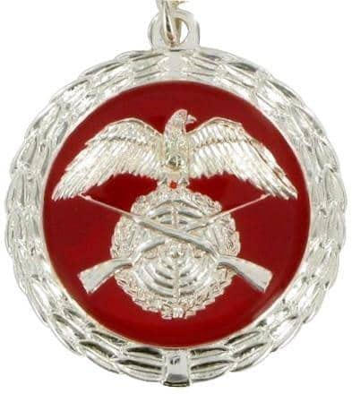 Deitert Medaille Silber-rot