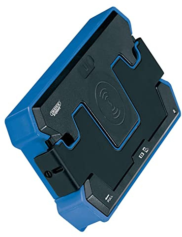 Draper 65789 10W Chargeur sans Fil 10,5V Bleu et Noir Taille Unique