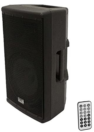 PROEL Italian Stage IS X212AUB - Diffusore Cassa Attiva bi-amplificata da 12 e da 800w di picco, con modulo Bluetooth multiplayer, Nero