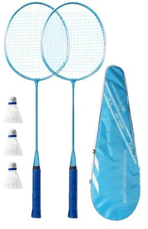 Badminton-Set für Erwachsene, professioneller Badmintonschläger, leichte Schläger mit hoher Elastizität