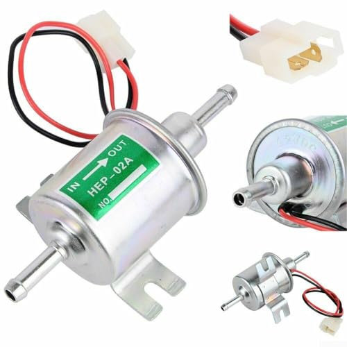 Stabile Leistung 12 V Kraftstoffpumpe für Benzin und Diesel HEP02A, 8 mm Einlass/Auslass