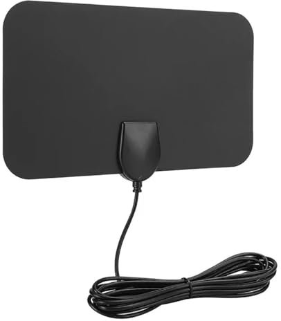Generic Indoor TV Antenna, Digital TV Aerial for Freeview TV, Amplified 150+ Long Range Reception, 4K 1080P HDTV & Coax Cable
