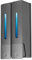 Yuirshion - Dispensador de jabón para Pared (2 x 400 ml, sin taladrar, dispensador de detergente para Lavabo, Gel de Ducha, champú para Cocina y baño)