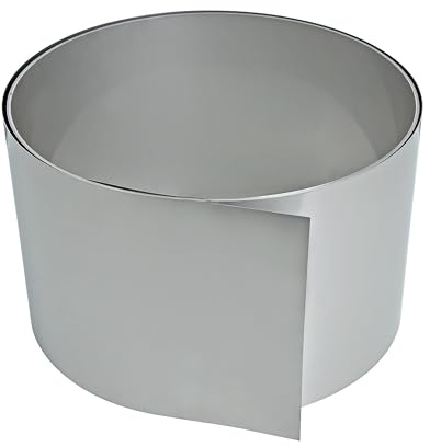 ESTEXO Rasenkante Edelstahl Beeteinfassung Hochbeet Beetumrandung Mähkante Einfassung Rahmen (20 cm x 5 m)