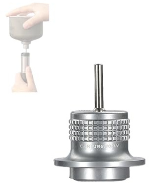Campingmoon Isobutane Gas Fill Adapter Camping Butane Gas Refill Tip for Butane Lighters and Gas Torches Convert Isobutane Canister Into Inflatable Tank