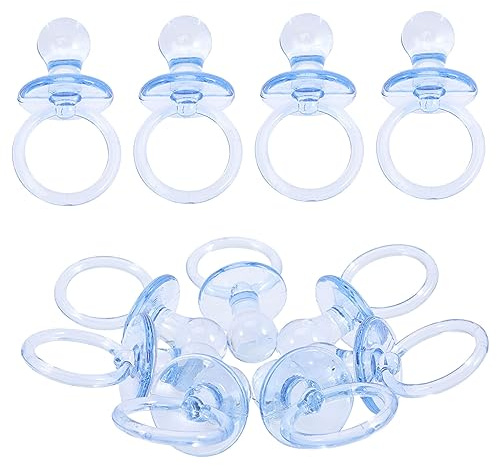 minkissy Baby Pacifier Party Supplies 20 Plastic Mini Baby Shower Decorations Souvenir Favors Party