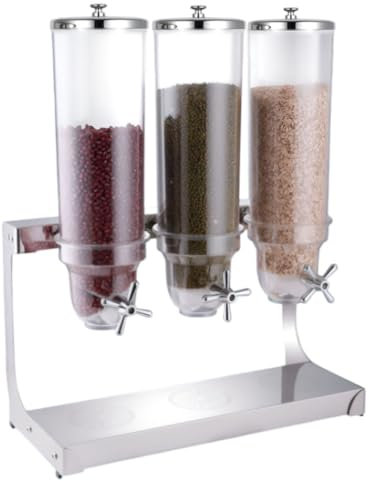 AIZYR Distributore di Cibo Distributore di Cereali, Distributore di Cereali Distributore di Caramelle da Banco Organizzazione E Stoccaggio per Snack di Frutta Secca E Granola,10.5L