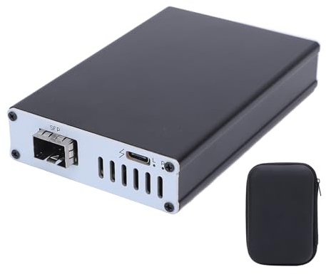 Cuifati Adattatore Ethernet da 10 GB, per Connessioni di Rete Ad Alta velocità, Supporti Adattatore Ethernet USB da 10 GB per OS X, Vittorie, Sistemi Ubuntu, Plug and Play (Porta singola)