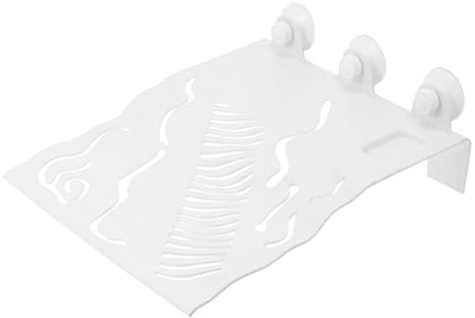 Didiseaon Plateforme pour Tortue Ventouse en Plastique PP Solide, Grosse Taille, Île D’Escalade pour Aquarium, Accessoire Terrarium Bain pour Reptiles Et Amphibiens