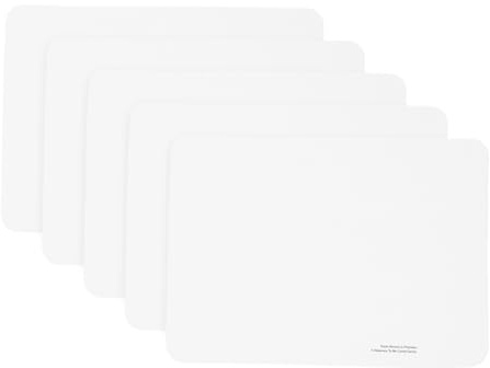 Yardenfun 5pcs Vinyl Record Cleaner Cloth and Cd Disc Cleaning Wipes Set for Fingerprint-free Audio Discs and Screens, Soft White Microfiber Rags Suitable for Home and Audio Equipment Maintenance