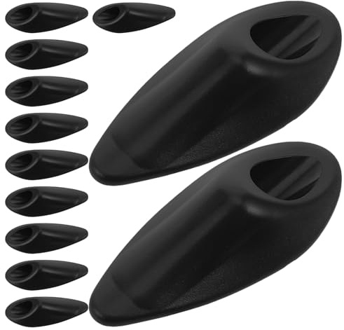 PAMINGONO Kit Cablaggio Interno Bicicletta 12 Pezzi Fibbie e Spine in Nylon Nero Passacavo per Cavo Cambio e Freno Accessori per Instradamento Cavi Telaio Adatti a Bici da Strada