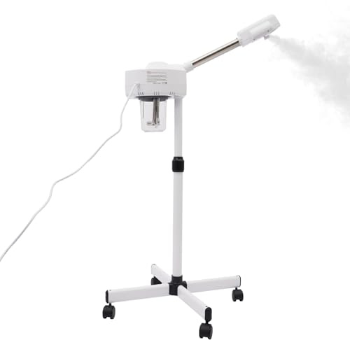 Gesichtsdampfer 800w Professioneller Dampfsauna Vaporizer mit Ozon für Tiefenreinigung, Hautverjüngung, Befeuchtung Zuhause oder Salon