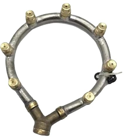 HUANGING 360 Gradi Regolabile Esterna Strumento di Irrigazione Inossidabile Multiplo Spruzzatore Ugello Rotante Per Prati Giardino Uso Agricolo