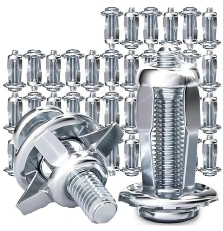 Dado for rivetti ad espansione Argento Misure multiple 10/50 pz(50PCS-M6)
