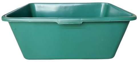 BURI Wildwanne 90 Liter XXL 80x58x32cm Kunststoffwanne Wanne Plastikwanne Jagdwanne aus robustem HDPE Kunststoff lebensmittelecht Pflanzkasten Garten Mörtelkübel Kübel Kasten Futterwanne Pferdetränke