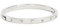 Kate Spade New York Set in Stone Metal Stone hinged Bangle, Clear/Silver