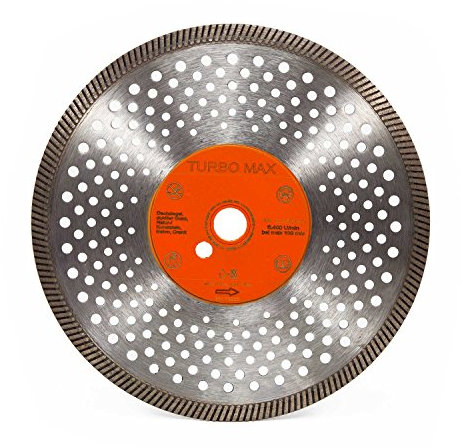 Disque à tronçonner diamant turbo max 300 x 25,4/20 mm pour le béton, granit, Roche rigide, Brique | Turbo Max – 300–25,4/20,0