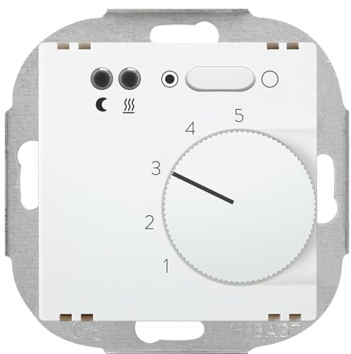 BJC Viva - Termostato con sensor suelo radiante, Blanco ,23244