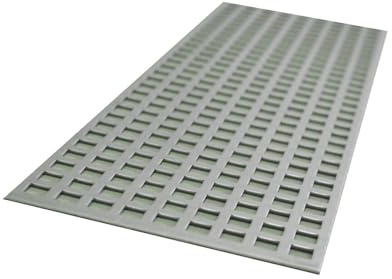 2mm Stahl verzinkt Lochblech Qg 10-15, Fenstergitter Stahl verz. Zuschnitte eins. Folie 600x1000