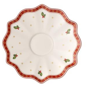 Villeroy & Boch Toy's Delight Piattino e Tazza, 16,5 cm, Porcellana Premium, Bianco/Multicolore