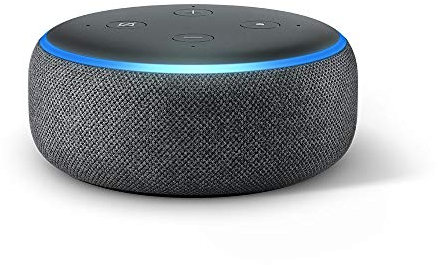 Echo Dot (3. Gen.) Intelligenter Lautsprecher mit Alexa, Anthrazit Stoff