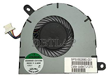 DBTLAP CPU Cooling Fan Cooler Compatible for HP Spectre XT 15-4000 Series 15-4011n 15-4000ea Touchsmart Ultrabook 700803-001