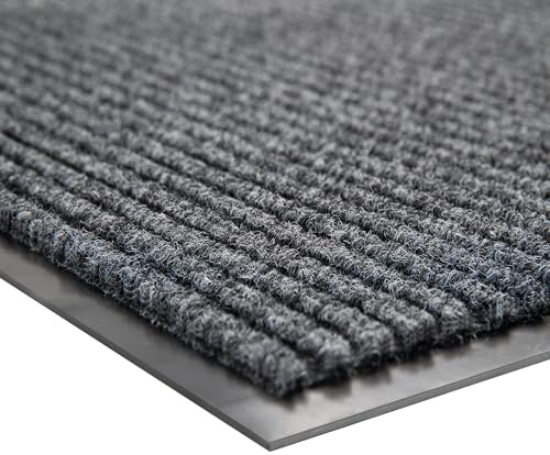 100pointONE Durable Front Door Mat, Heavy Duty Indoor Outdoor Doormat, 48” x 36” Low Profile Outdoor Mats for Home Entrance, Stain and Fade Resistant Shoe Scraper Mat, Ideal for High Traffic Area