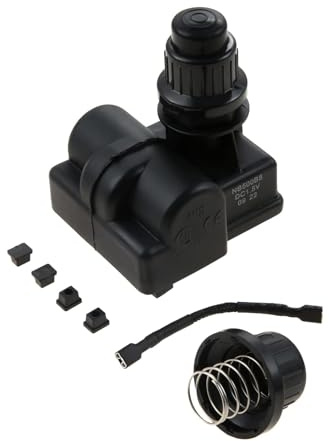 SURIEEN Universal Spark Generator 5 Outlet Push Button Grill Igniter Gas Grill Ignitor Parts Electronic Igniter BBQ Igniter Replacement