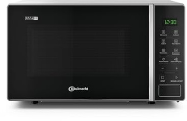 Bauknecht MWK 201 B Mikrovågsugn, 20 l matlagningskammare, automatiska program, fusionsfunktion, kombination av grill och mikrovågsugn, snabbstartfunktion (apid-start), stöd vid