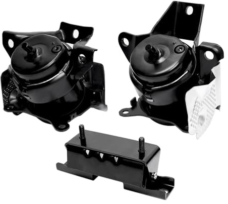 Set of 3, Front Left & Right Engine Motor Mount & Trans Mount Compatible with 2014-2018 Sliverado Sierra 1500 V8, 2015-2020 Escalade Suburban Tahoe Yukon XL 4WD, Replace OE: 84175582, 84175583, A2638