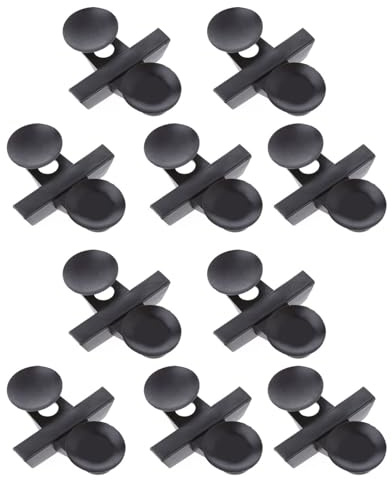 MLWSKERTY 10 Pack Aquarium Isolation Plate Fish Tanks Divider Clip Black Suction Cup Dividers Holder Bracket Sheet Holder Aquarium Divider Clips With Suction Cup Black Sucker Clip