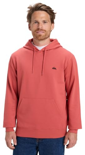 Quiksilver - Jersey de Forro Polar básico con Capucha para Hombre, Color Rosa