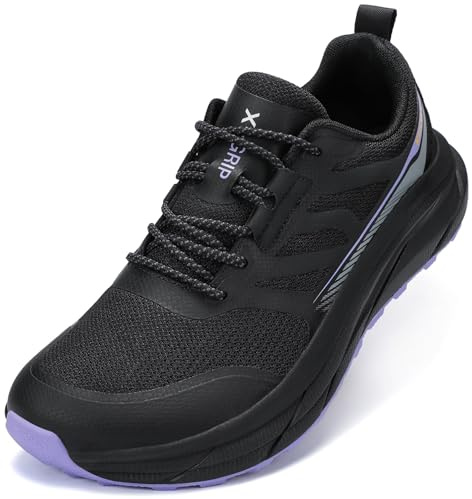 Kricely Chaussure Trail Homme Pieds tête Larges Chaussures Randonnée Running Respirantes Antidérapantes Baskets Marche Course Trekking Sports Légère