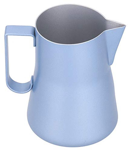 Stainless Steel Coffee Milk Frothing Pitcher | 550ml Latte Art Jug for Home/Cafe/Bar Use | 304 Food - Grade Material, Ergonomic Handle (550ml)