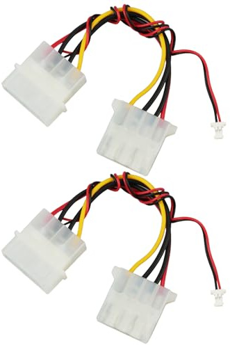 ECSiNG Computer-4-poliger Stecker, geeignet für den Anschluss von SATADOM SATADOM-SL 3SE SATA SD, 2 Stück