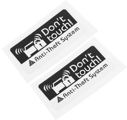 Gadpiparty 2pcs Anti-theft Car Door Warning Stickers Safety Security Decals Strong Adhesive Vinyl for Vehicle Protection Easy Peel and