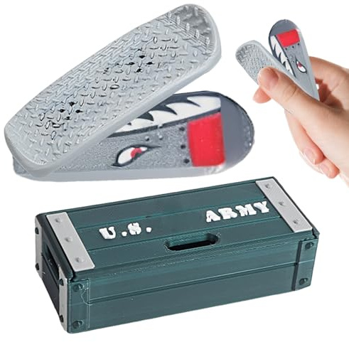 Mini Fingerboard - Portable Magnetic | Skateboard Educational Toys | for Teens Husband Son Daughter Family Friends Men Women Boys Youth