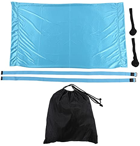 Baxnore Aerial Yoga Hammock Swing Portable Stretching Training Yoga Inversion Equipment for Home Gym Fitness Polyester Cotton with Door Anchors Straps Storage Bag 605g